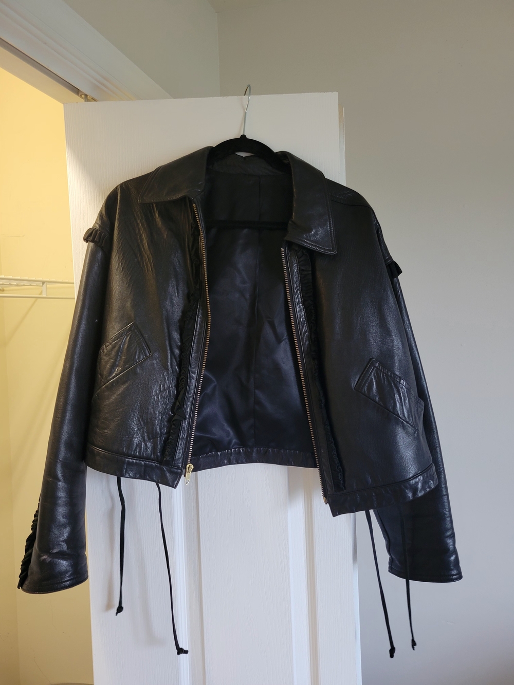 Vintage Isaac Mizrahi Leather Jacket